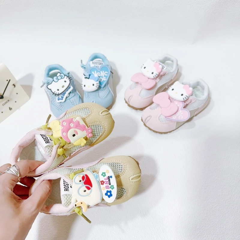 女童凉鞋2025沙滩鞋外穿软底运动凉鞋