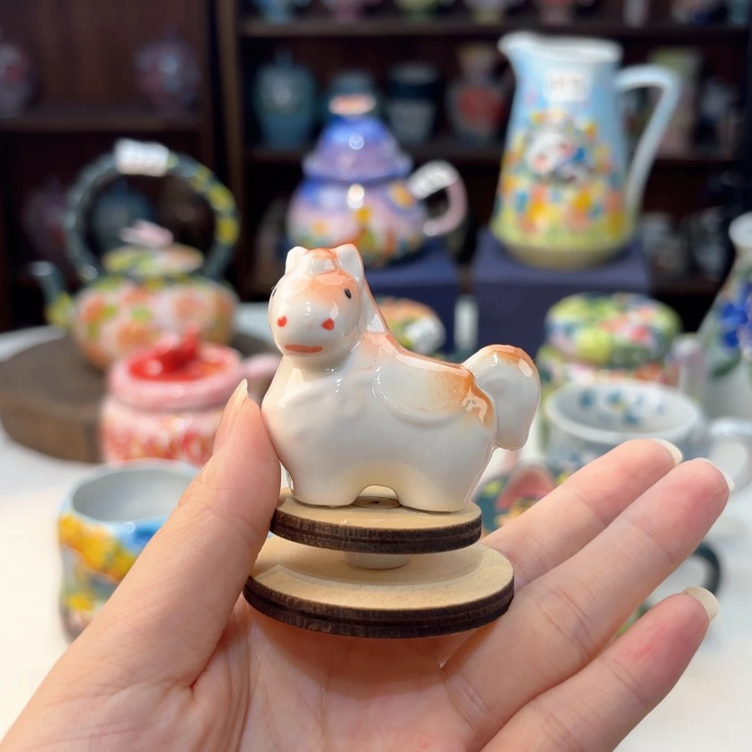 景德镇手绘高温釉下彩陶瓷茶具