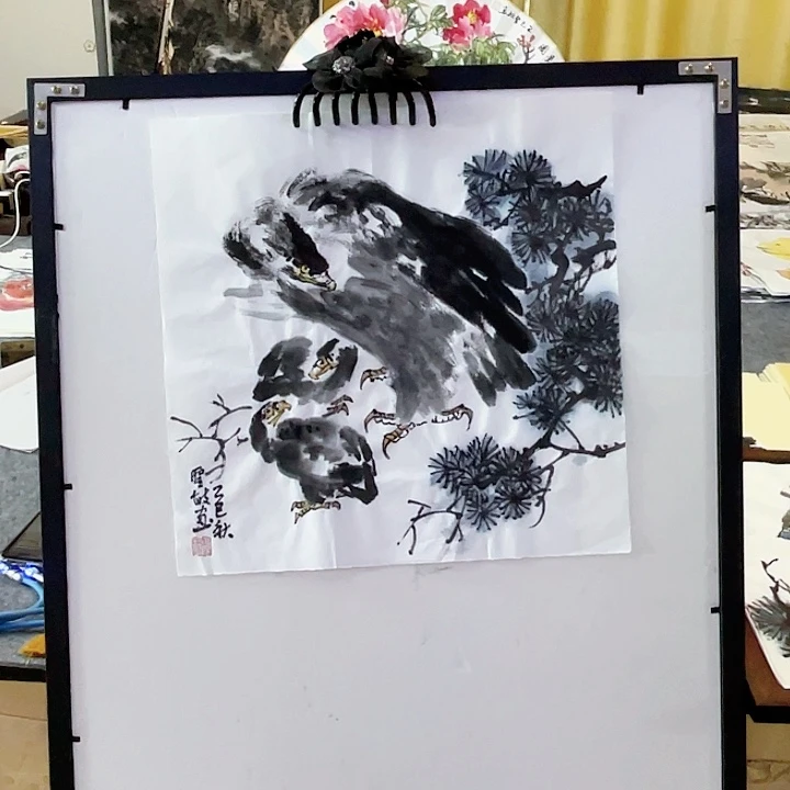 国画张圣敏先生纯手绘作品