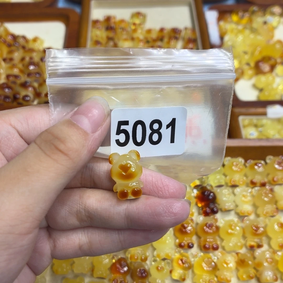 琥珀未镶嵌毛衣链