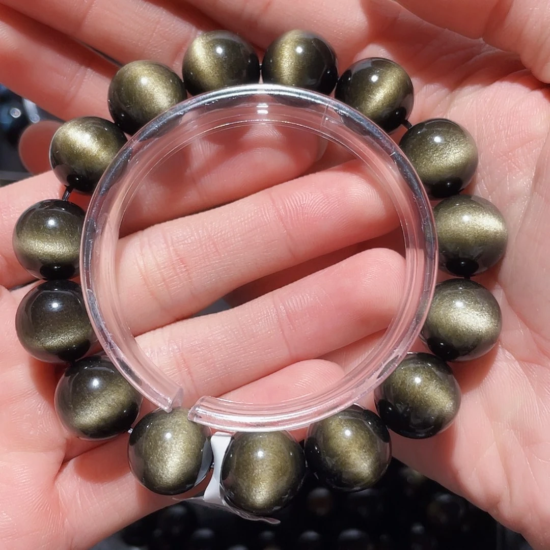 黑曜岩手链未镶嵌*‍****