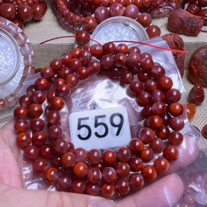 平****南红玛瑙未镶嵌手链
