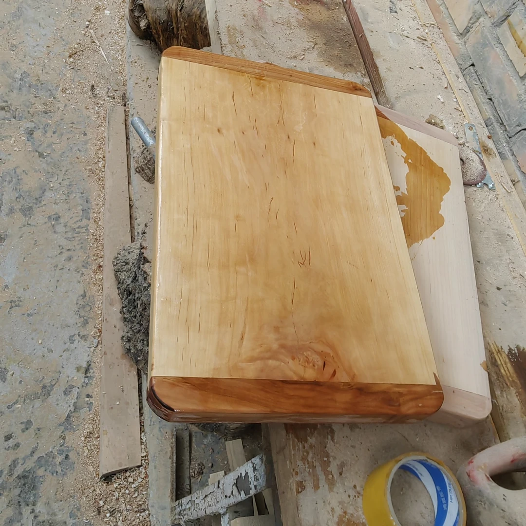 杜梨木案板，不掉渣，不开裂，经烘干处理，专业制做28x40x3，3