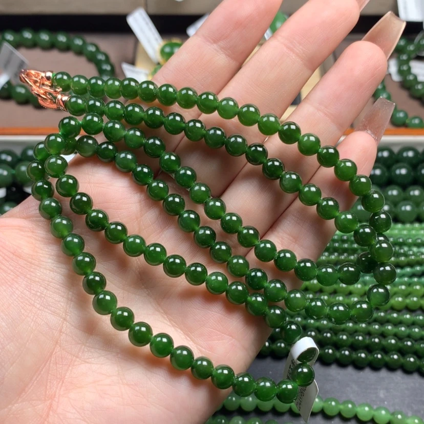 【闪购商品】和田玉（碧玉）颈饰未镶嵌狂*