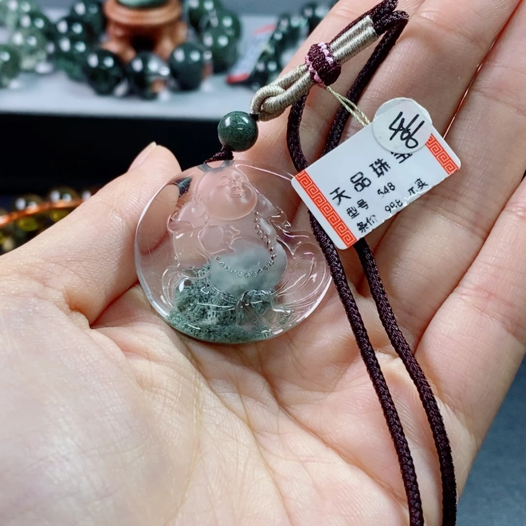 未镶嵌手链水晶绿幽灵548