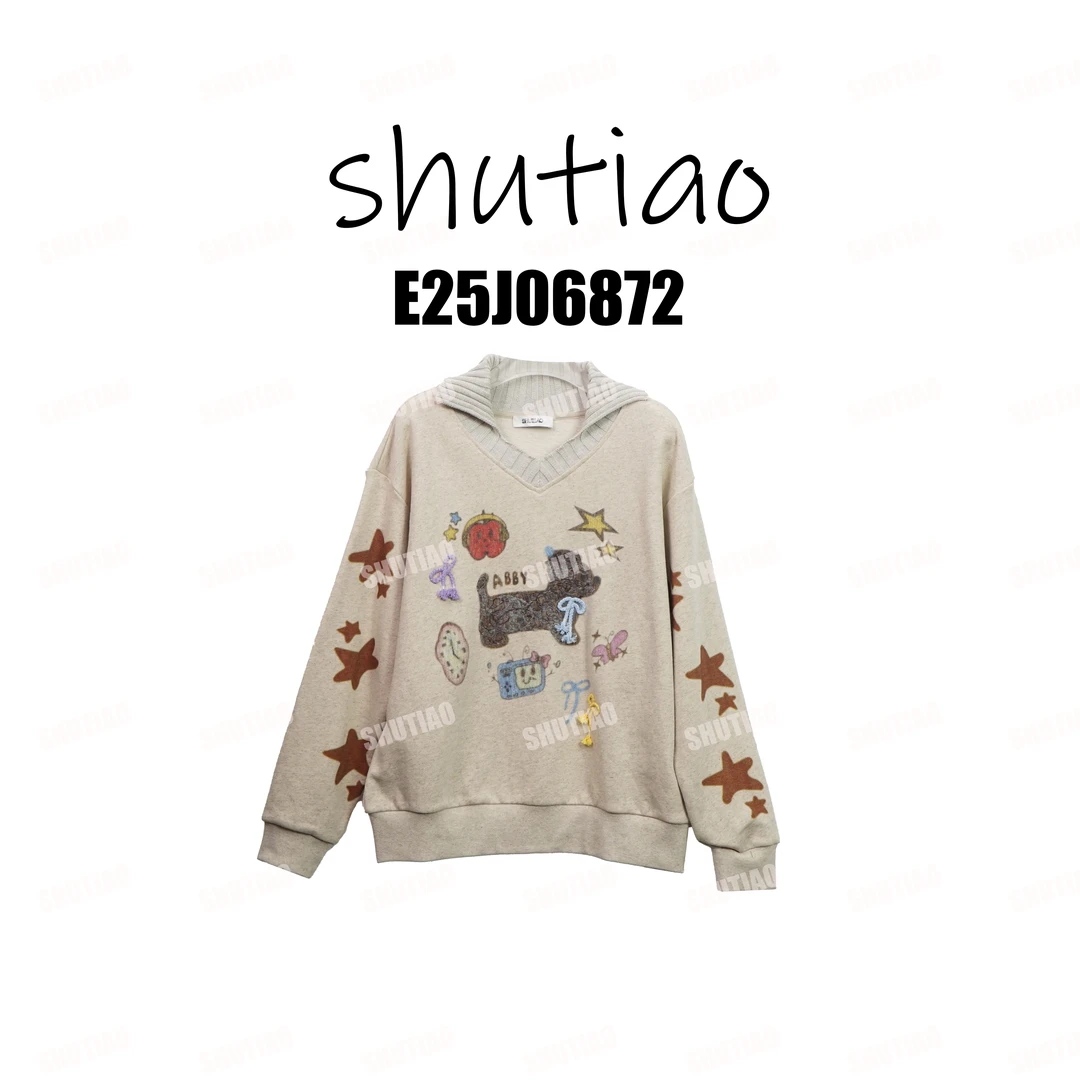 【SHUTIAO】2025秋冬：新款小众设计款卫衣E25J06872