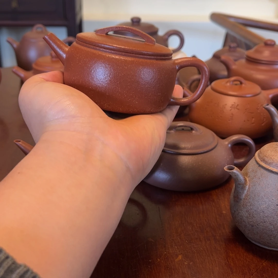 紫砂茶壶汉瓦壶，x