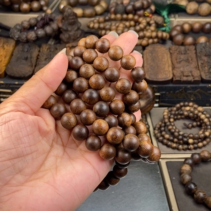 沉香手串没**?越南芽庄白