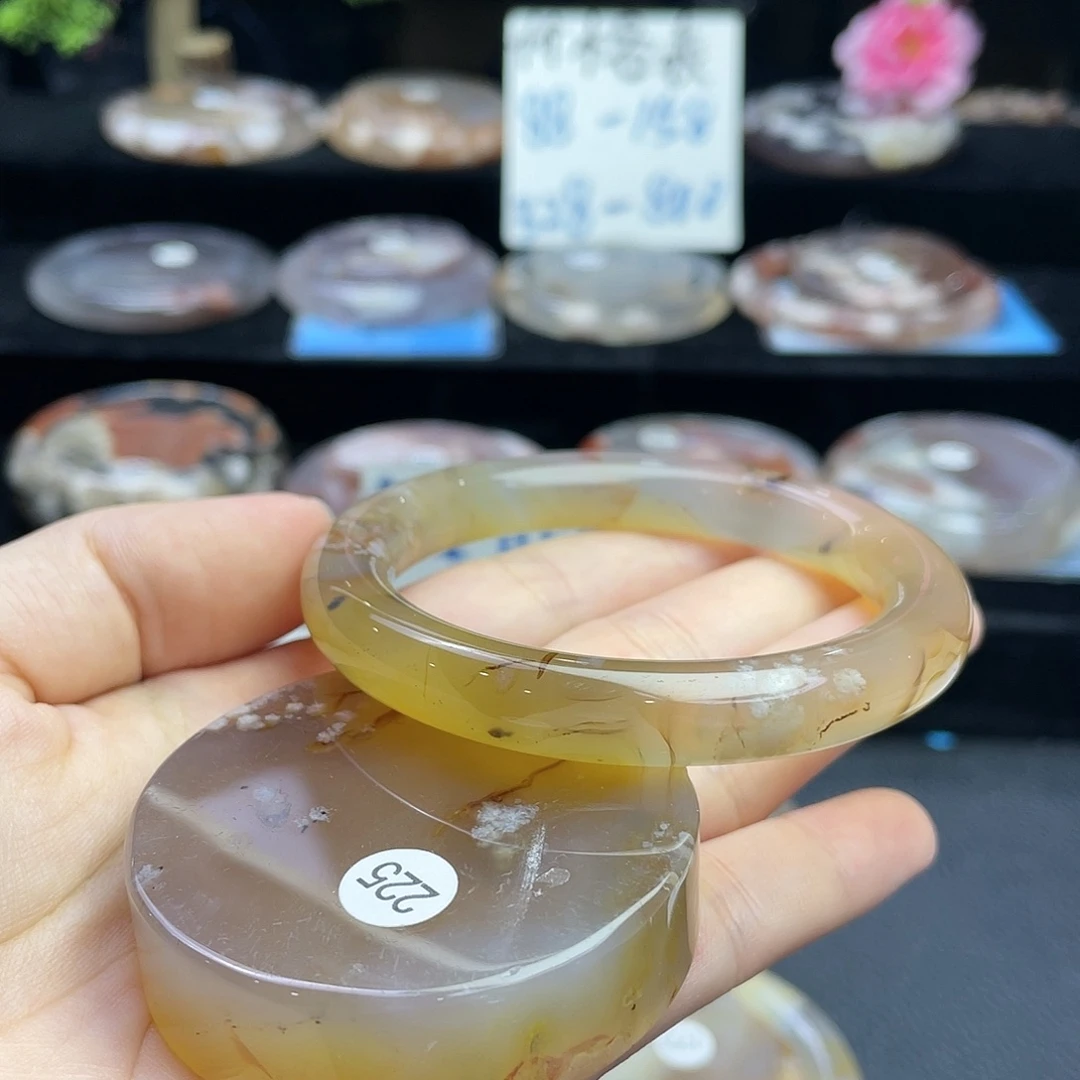 石英质玉手镯未镶嵌桐54.9/225