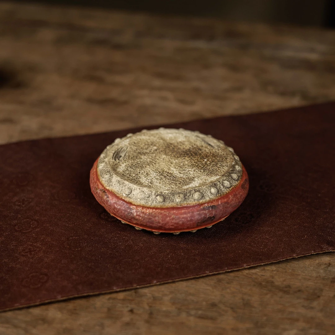 【小田甄陶】复古破口鼓壶承（火元0103）