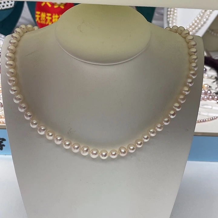 淡水珍珠未镶嵌颈饰卡7➕极光炫彩天女