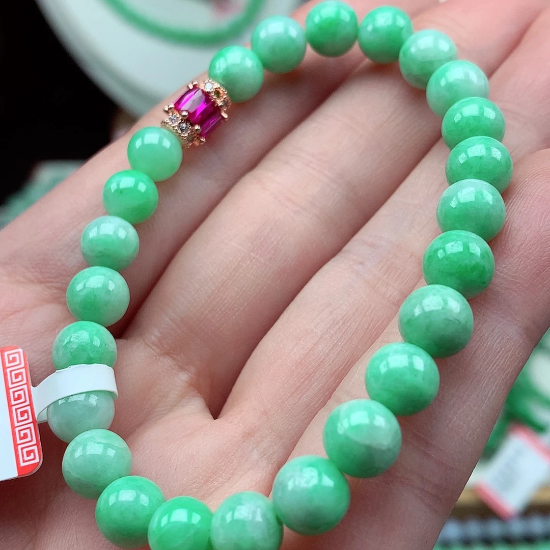 翡翠未镶嵌项链翡翠