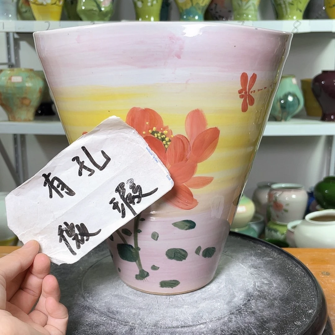 景德镇陶瓷花盆花器暇256