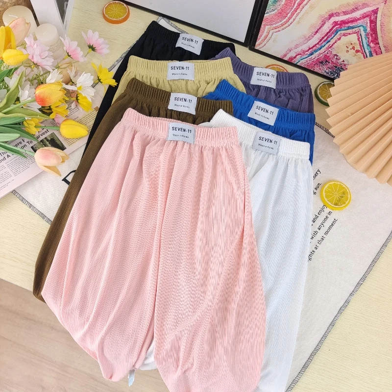 【时尚百搭灯笼防蚊裤】儿童夏季长裤男童夏季裤子女童裤子凉感灯笼