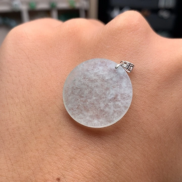 翡翠未镶嵌颈饰天然