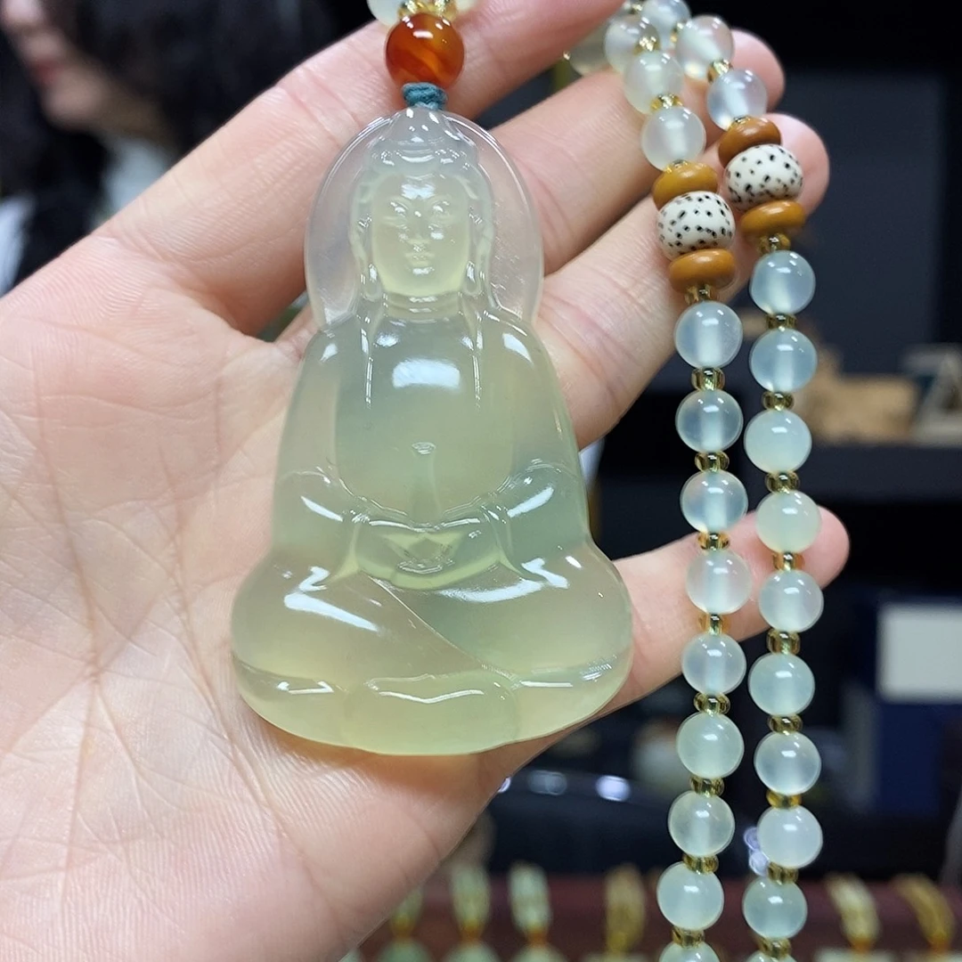 岫玉挂件手链未镶嵌
