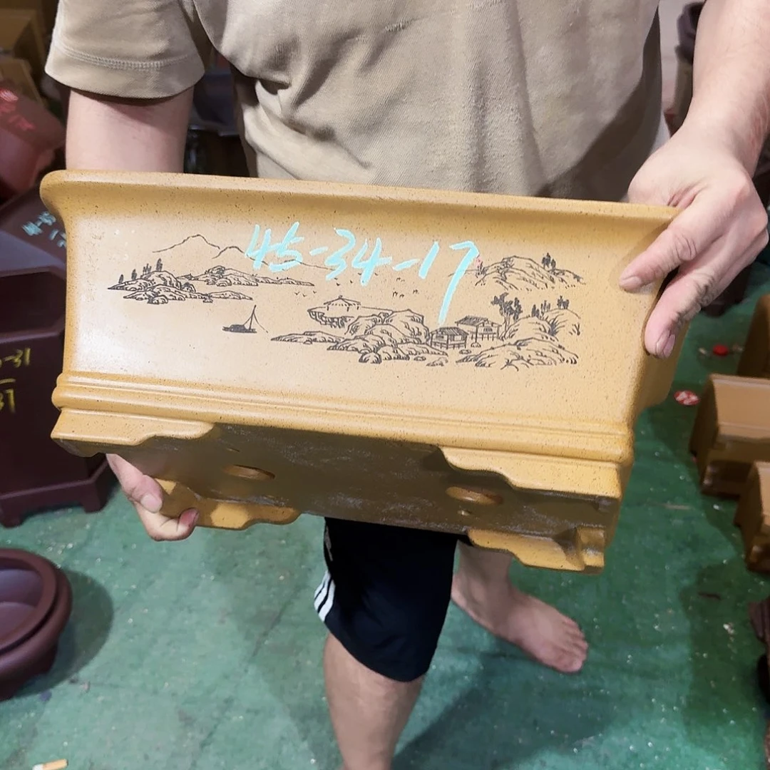 紫砂花盆紫砂花盆