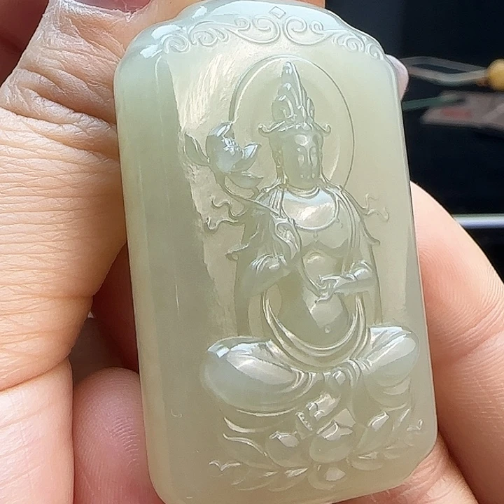 和田玉挂件未镶嵌定制发货