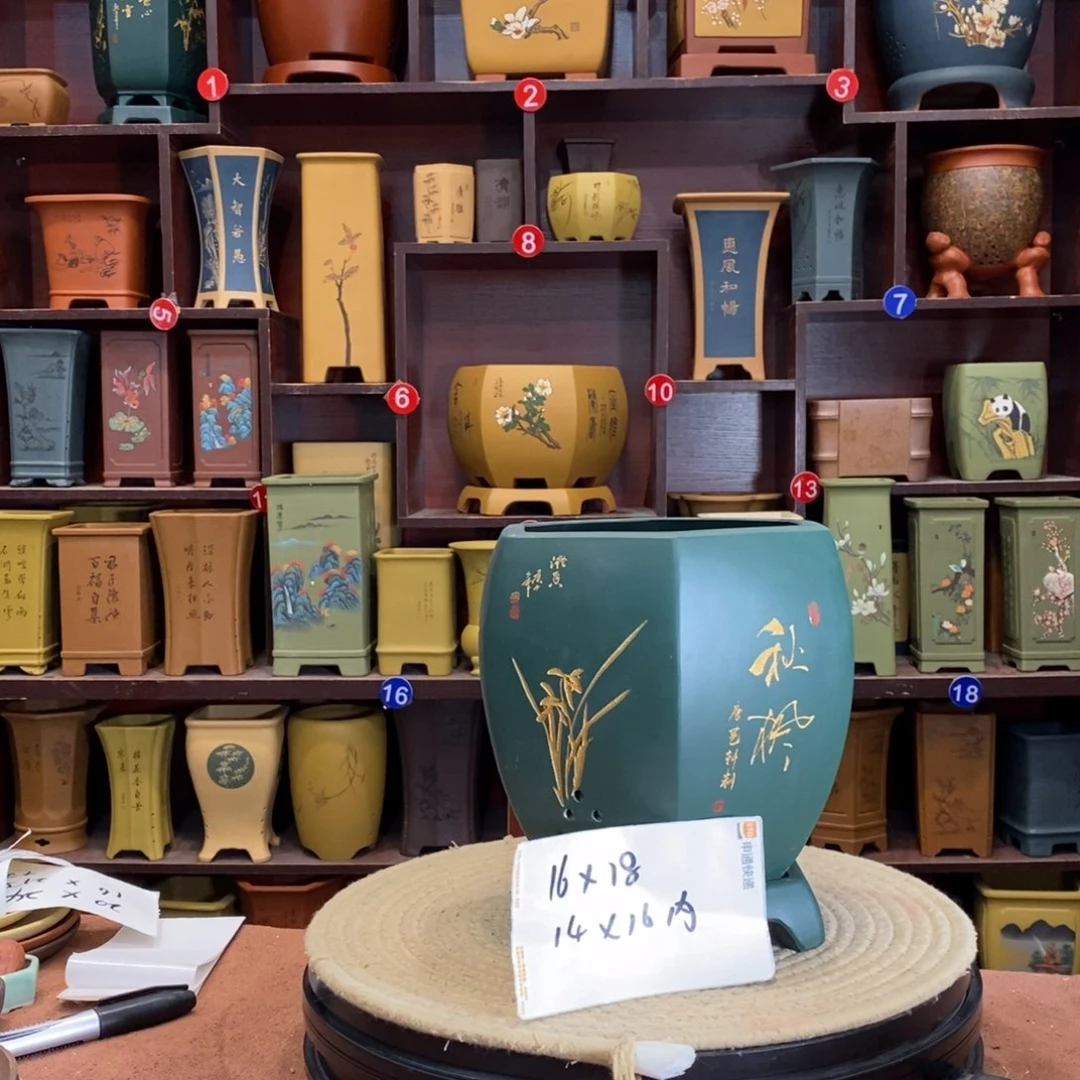 紫砂花盆紫砂花盆