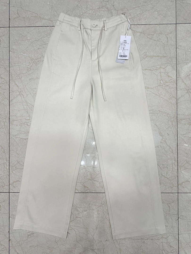 1358直筒拖地裤莱赛尔+棉高级面料休闲百搭简约潮流杭州品牌女裤