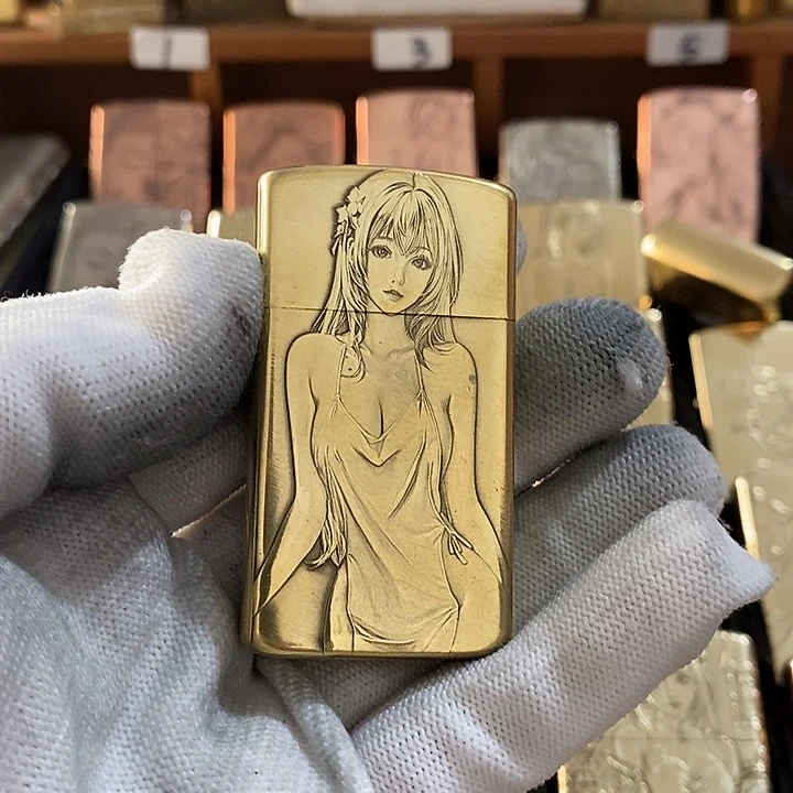 铜黄铜防风打火机了