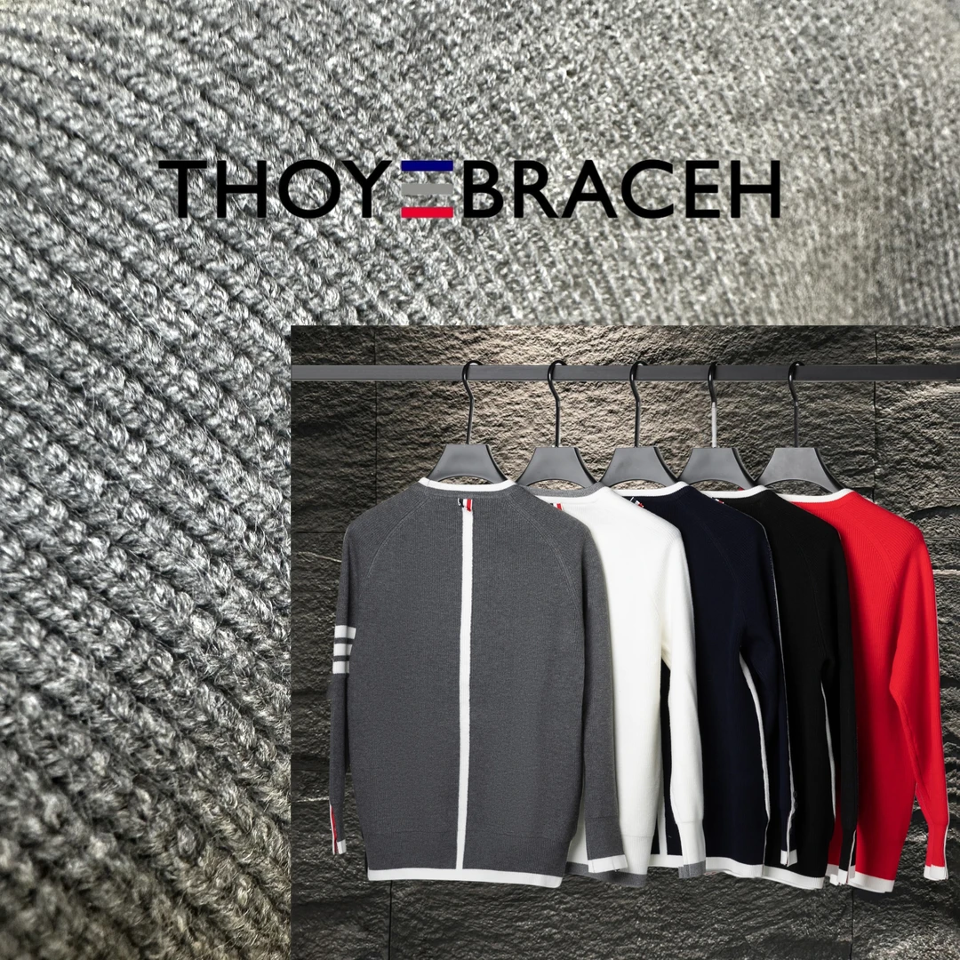 【男女同款】2024秋冬新款毛衣针织衫针织长袖圆领时尚百搭