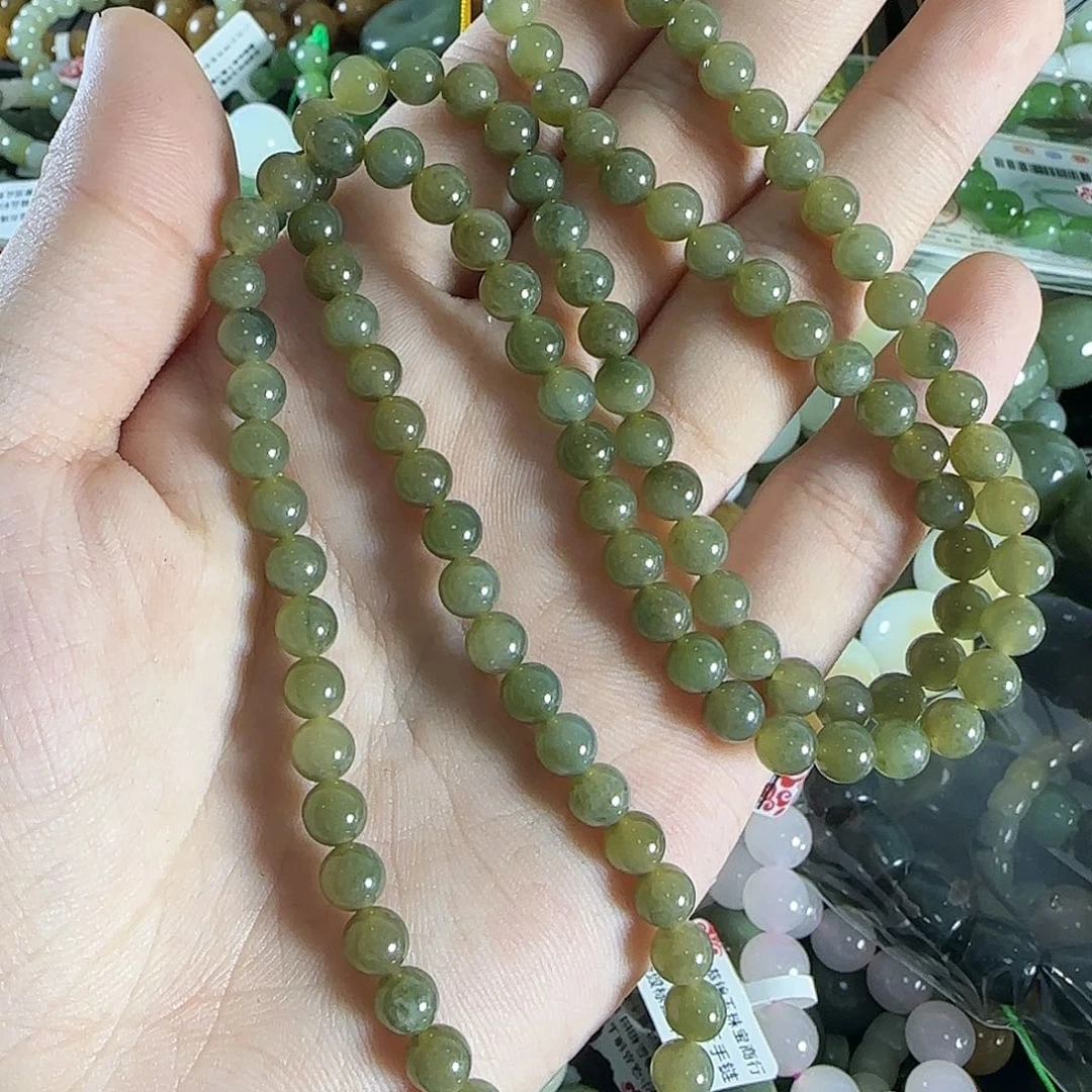 和田玉手链未镶嵌122