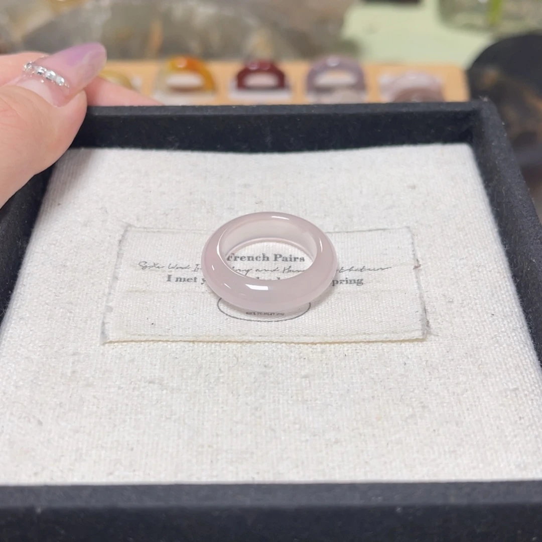 玛瑙/玉髓合金戒圈