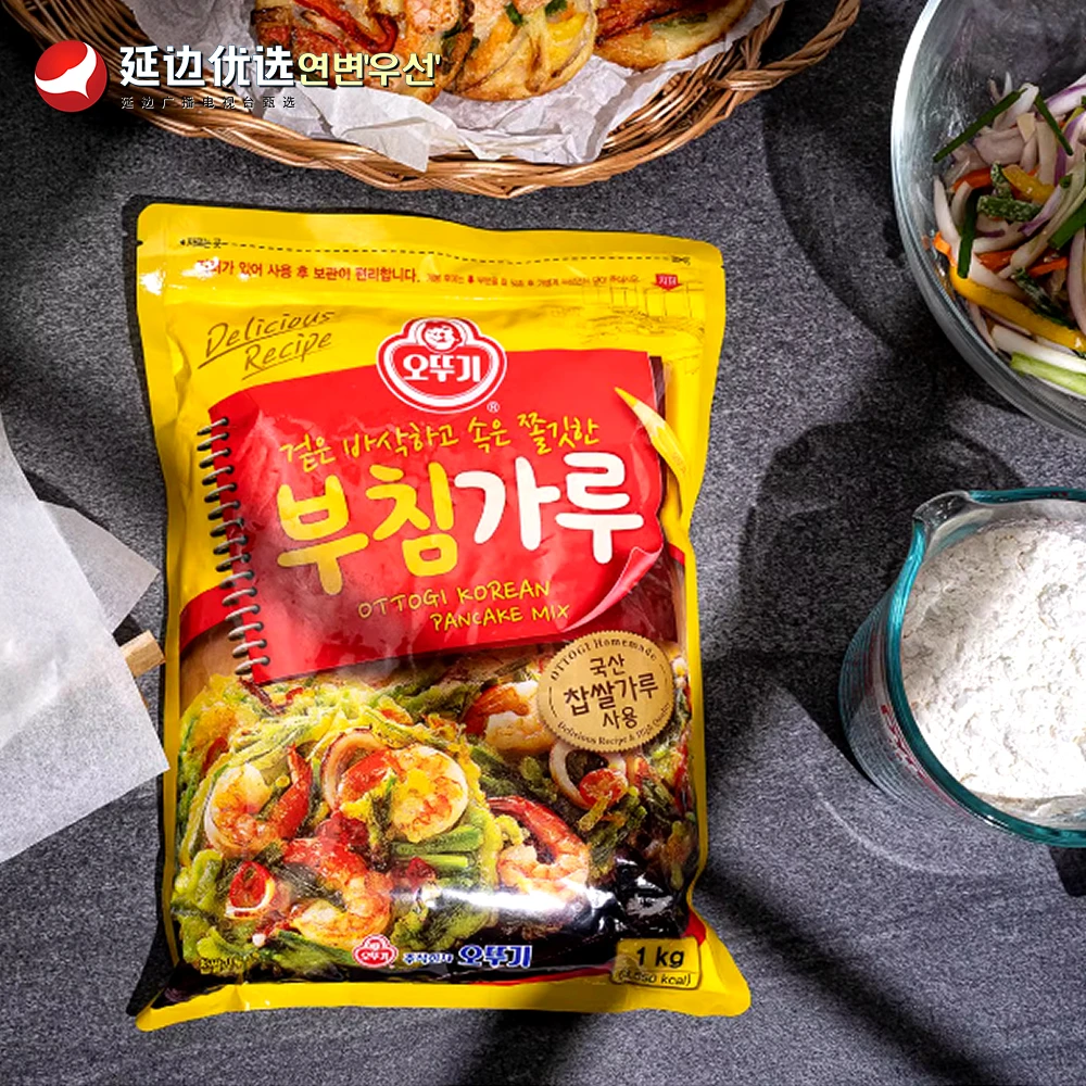 【延边广播电视台专属】韩国进口 不倒翁煎饼粉1000g