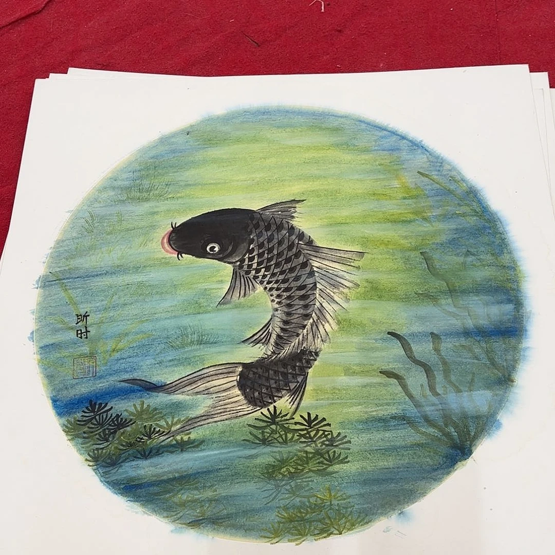 国画花鸟等多种鸟类的栖息