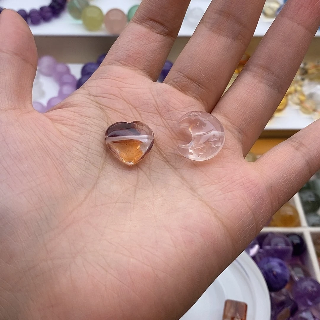 未镶嵌珠宝半成品水晶祝*