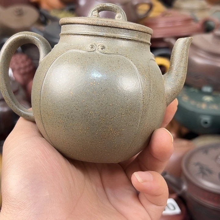 茶壶紫砂紫砂内盖开裂