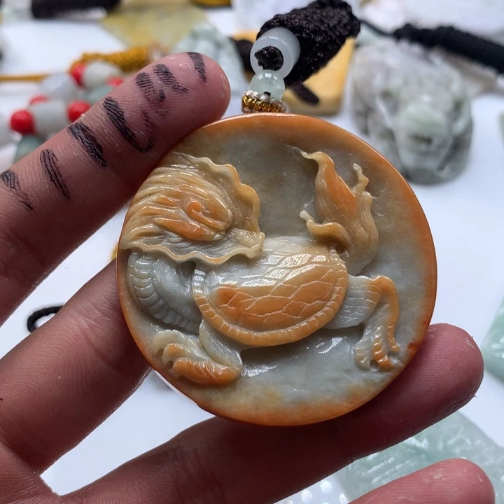 颈饰未镶嵌翡翠保真天然a货翡翠