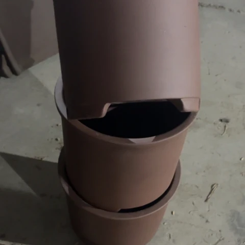 紫砂花盆  50-3。    19-16.5