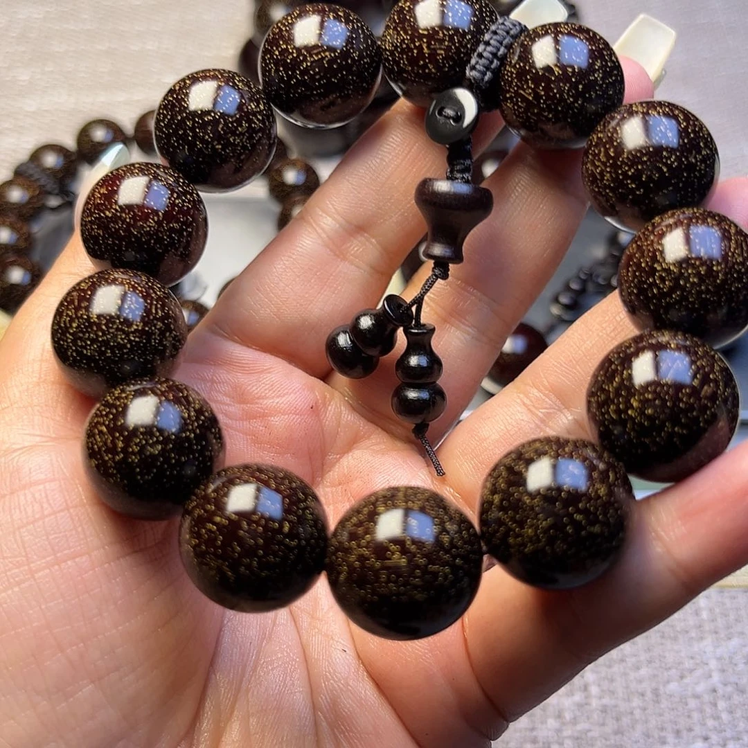 万***修檀香紫檀（小叶紫檀）1.8 13颗爆星