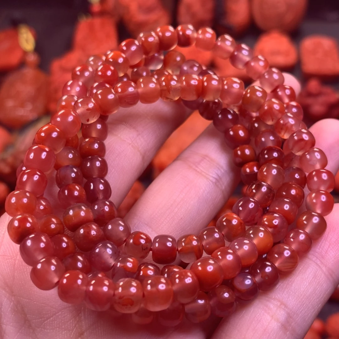 【闪购商品】未镶嵌多圈南红玛瑙