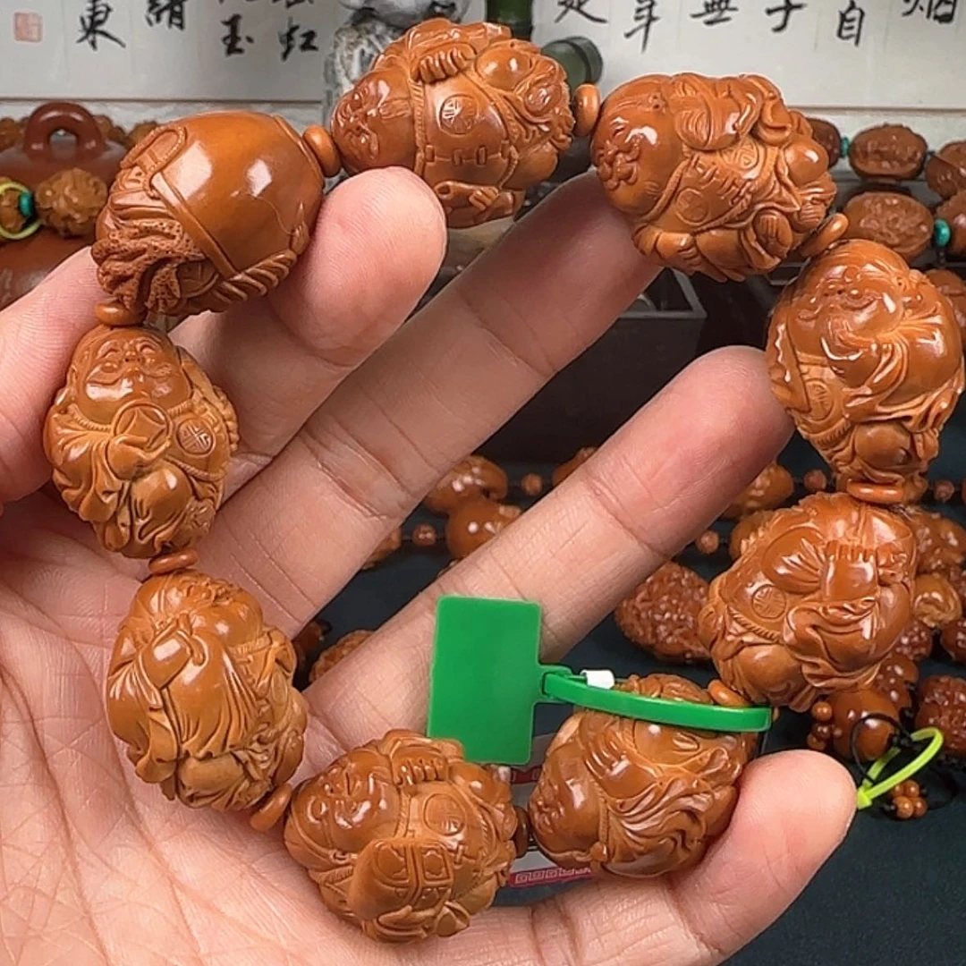 【闪购商品】橄榄核手串/手链地主财神