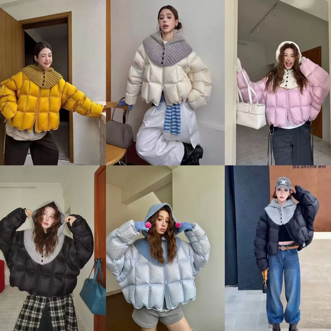 小众款独立帽子设计感时尚保暖云朵绒外套