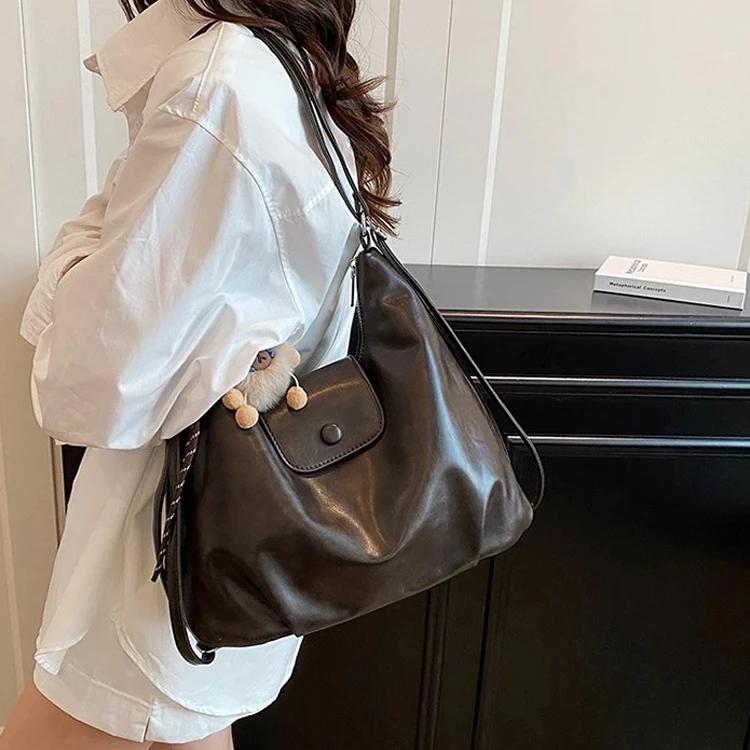 【带挂件】YBUGQI一包背包女单肩包大容量百搭斜挎包包女款爆款新款