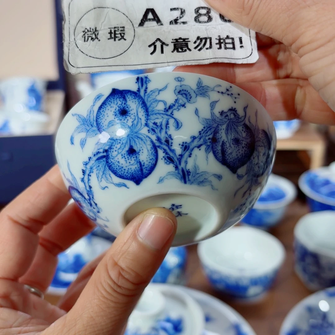 杯全手工全手绘陶瓷