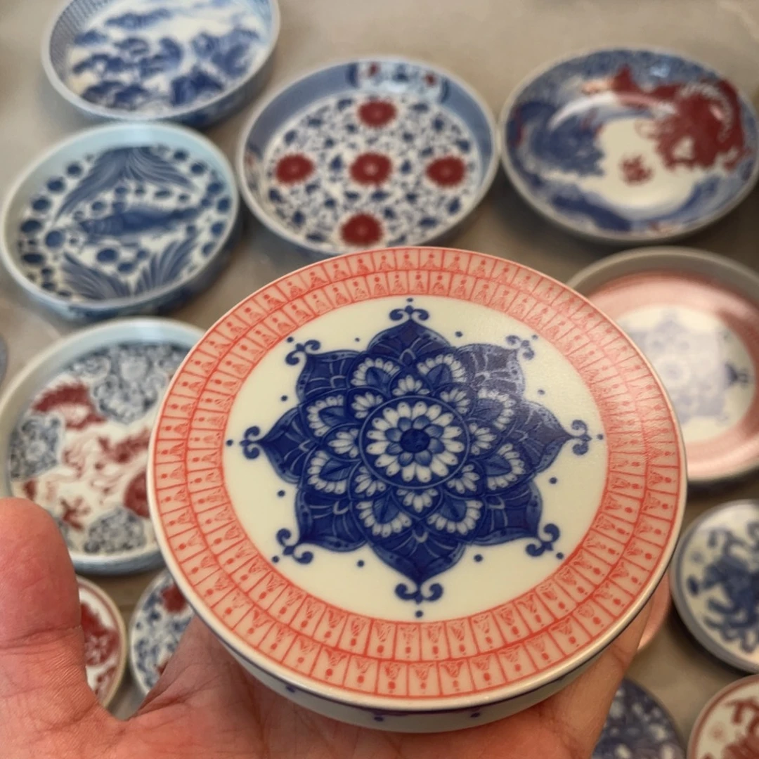 瓷片景德镇千佛塔片盖置