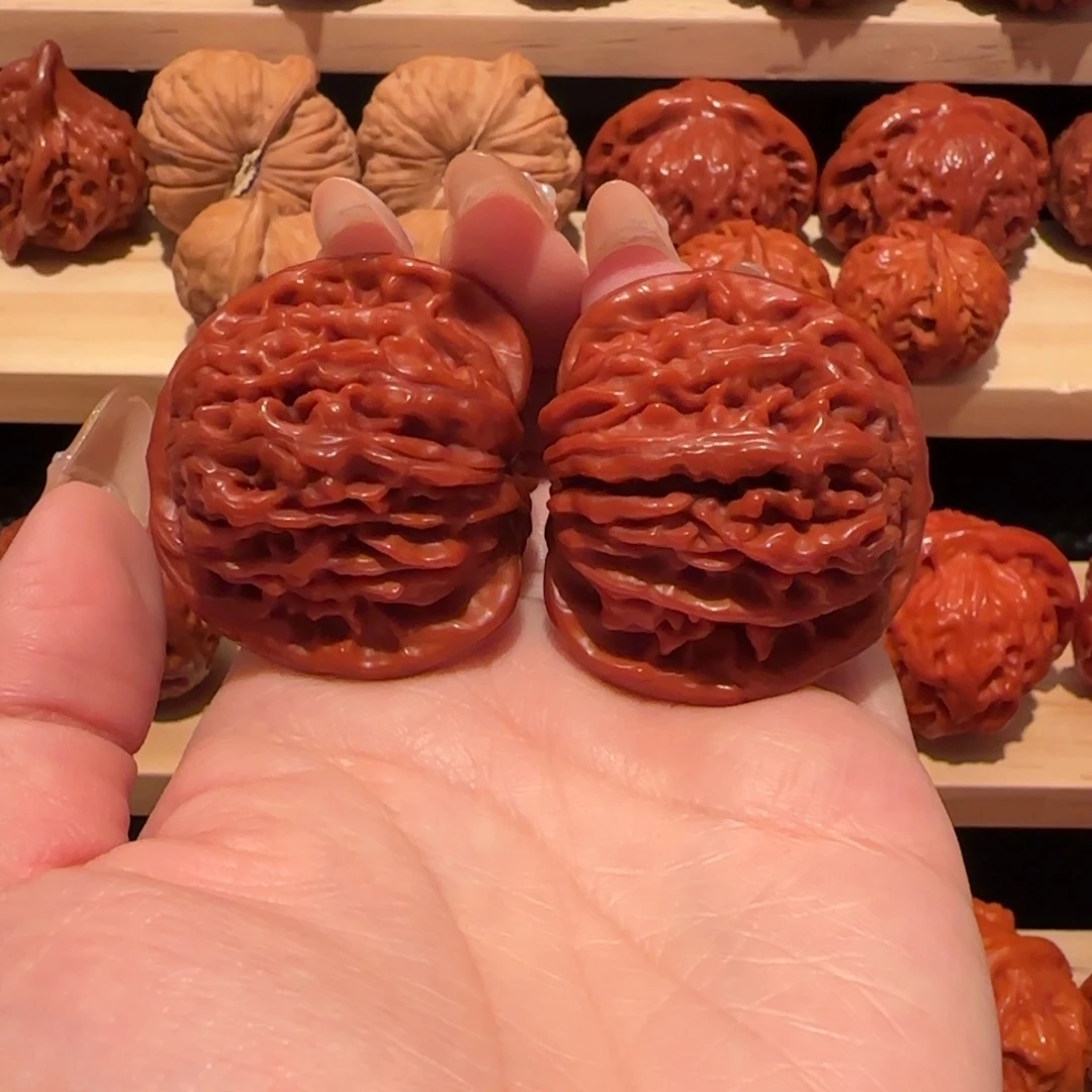 吊坠文玩核桃玉化四座楼42精品2221