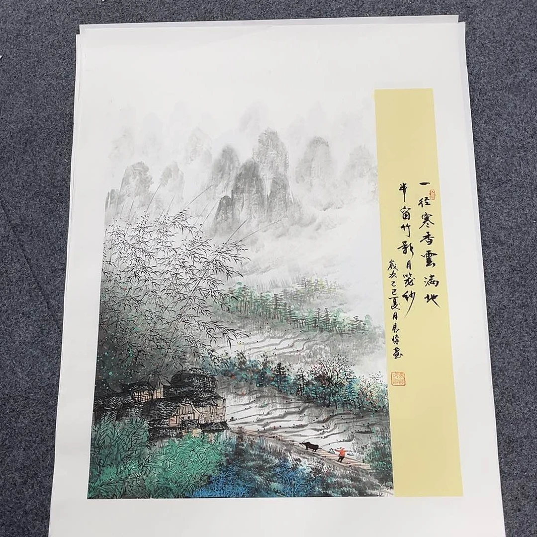 国画国画老师手绘作品