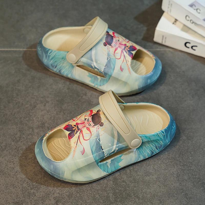 哪吒爆款拖鞋夏季新款软底男童沙滩鞋中大童凉鞋一字拖小童潮