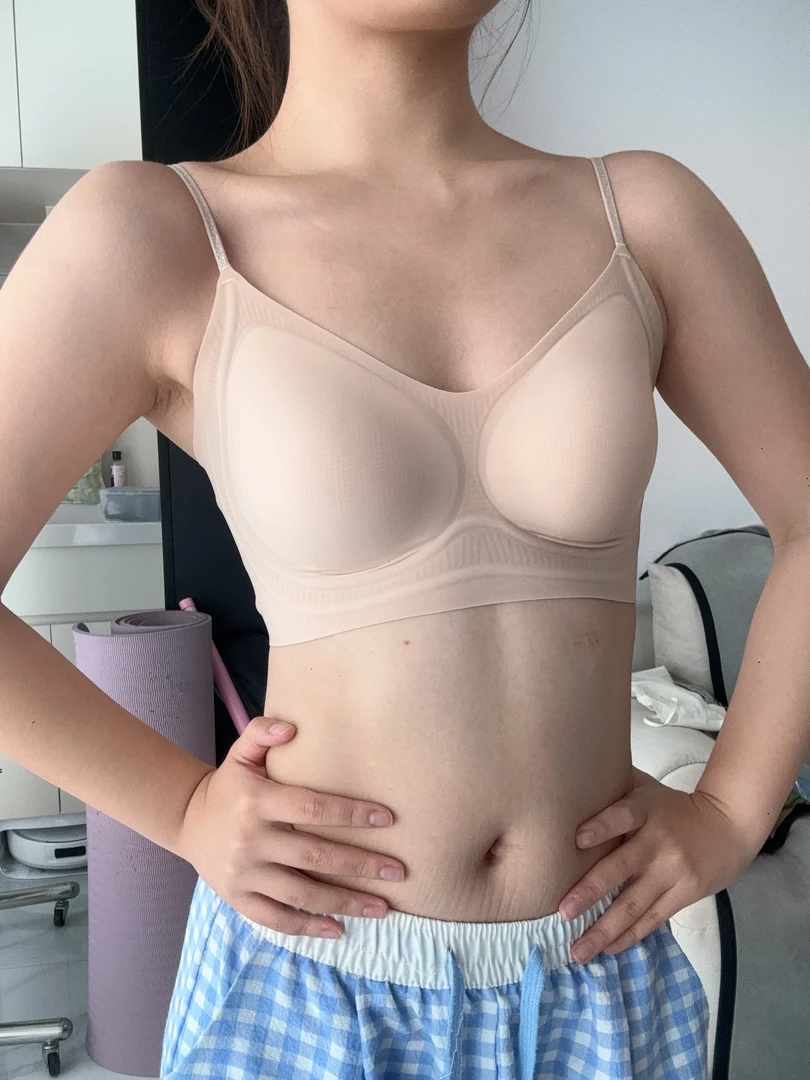 细肩带内衣女小胸夏季薄款凉感透气收副乳文胸