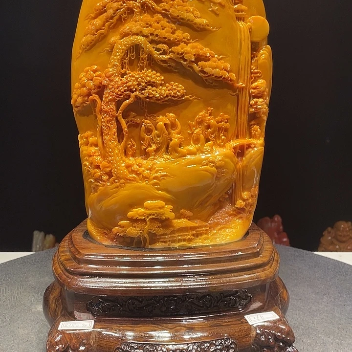 用***1寿山石山水画作品欣赏