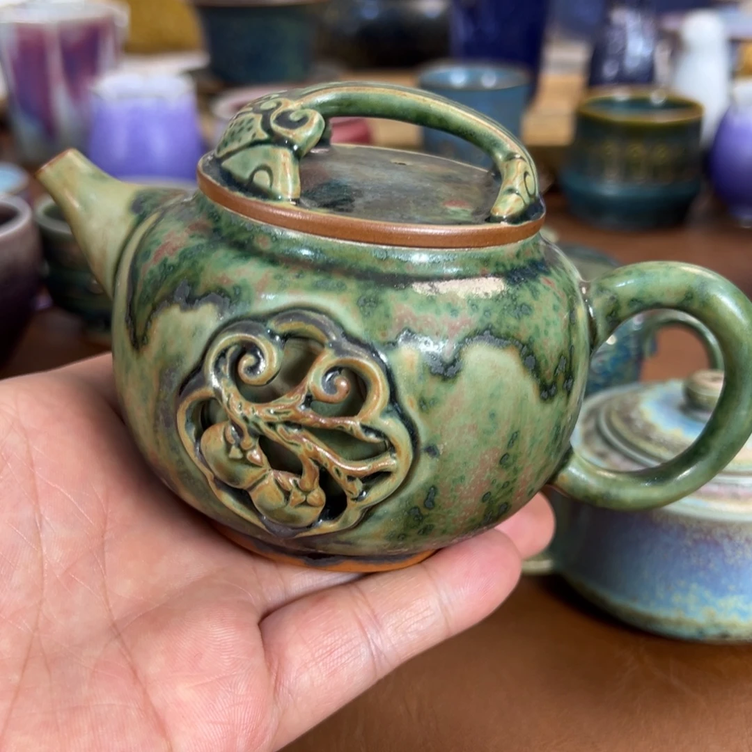 一***果摆件瓷神垕钧瓷原矿釉推介