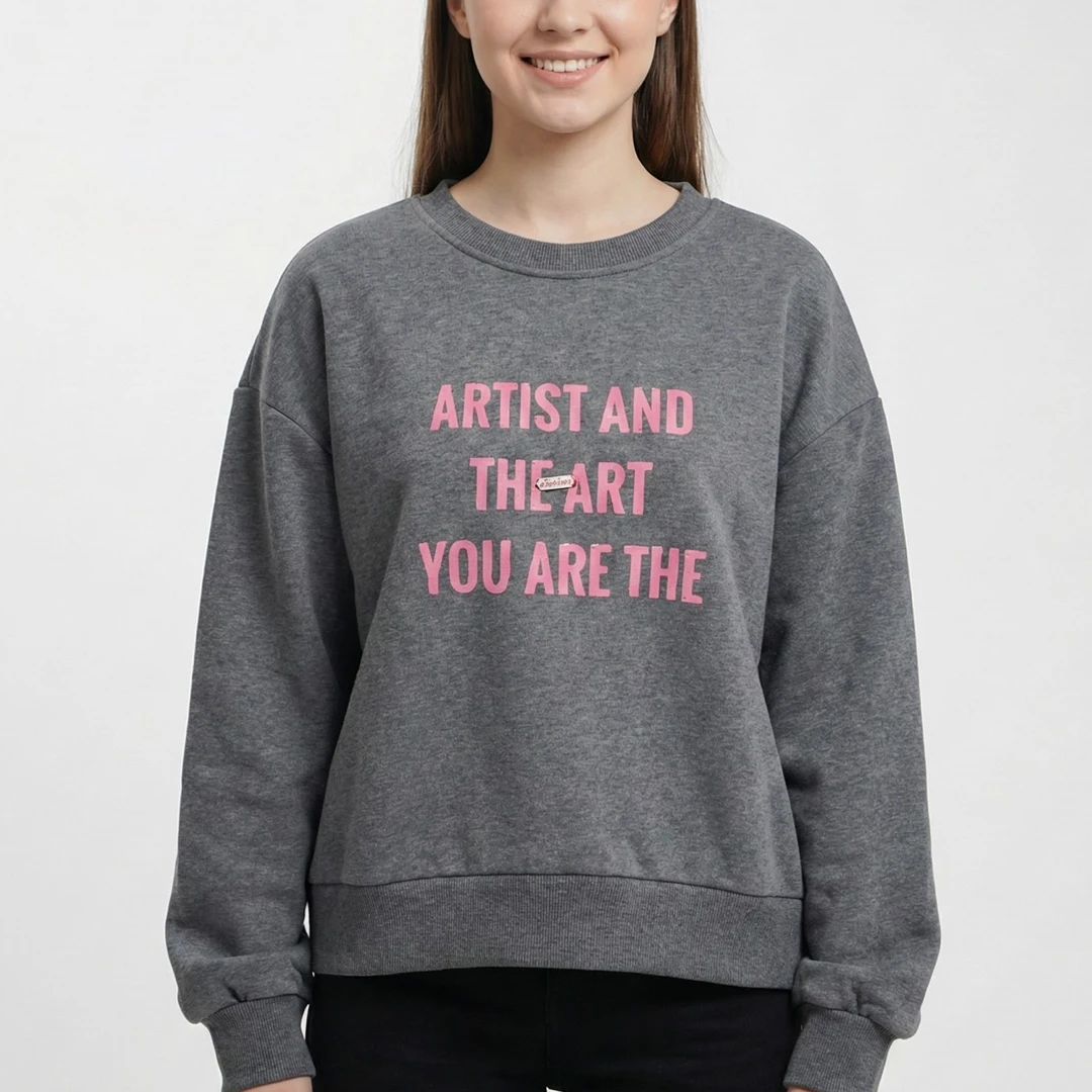 孤品卫衣--圆领字母胶印减龄卫衣上衣宽松减龄25099