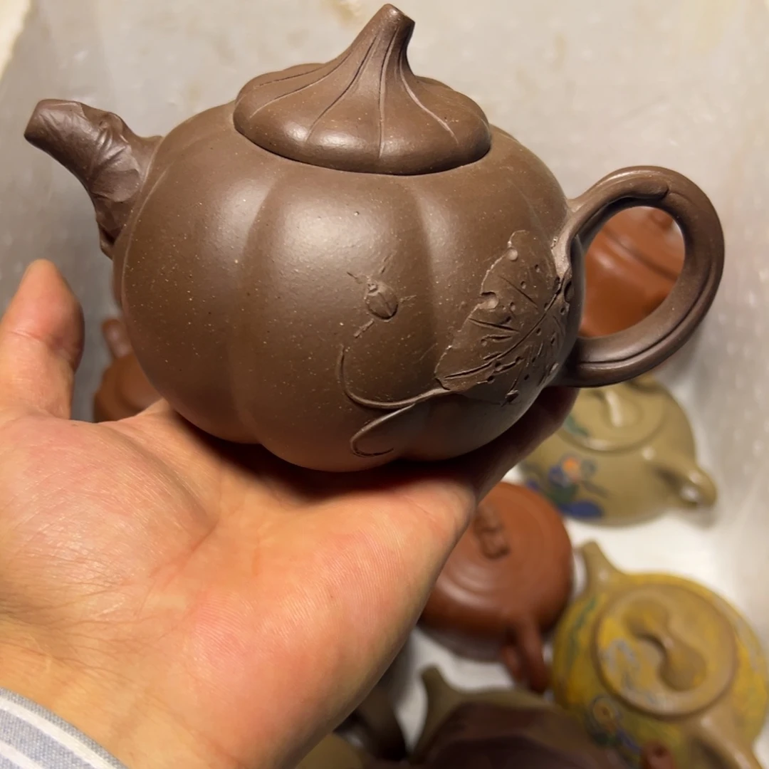 茶壶紫砂宜兴原矿紫砂壶350毫升容量