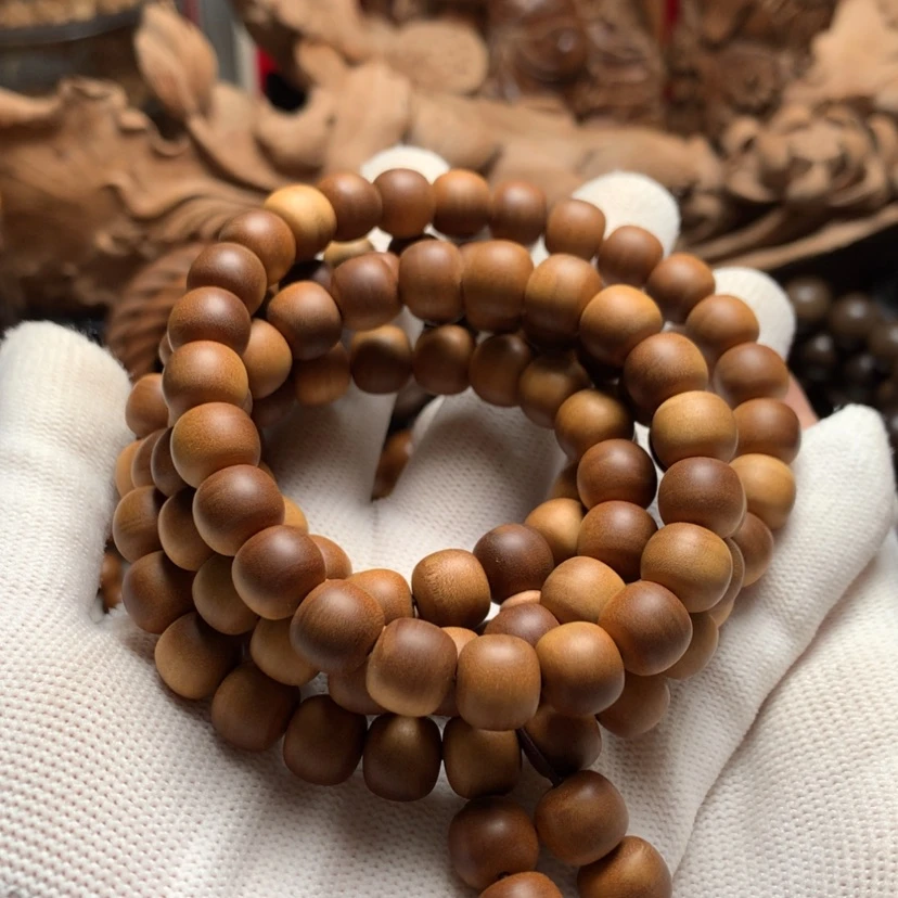 【闪购商品】檀香木手串/手链一*、檀香手串9*10/108